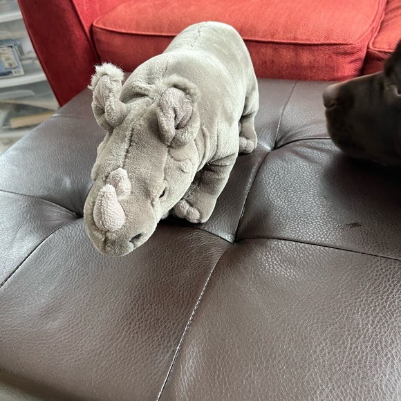 Webkinz Endangered Black African Rhinoceros - Picture 2 of 9